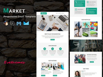 MARKET - Responsive Email Template preview picture
