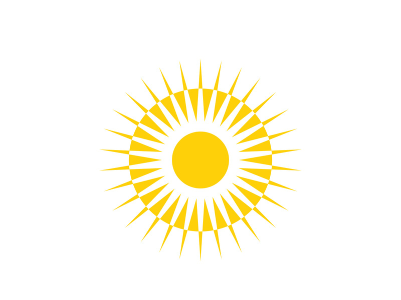 Sun Vector illustration Icon