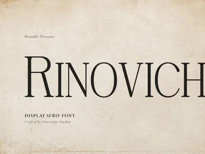 Rinovich | Display Serif Font