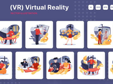 Virtual Reality Illustrations preview picture