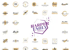 beauty fashion logo template