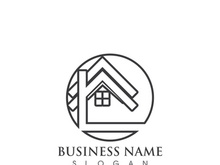 Home property  logo and symbol vector
