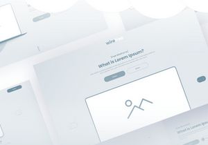 [Free] Wireframe UI Kit - Adobe XD