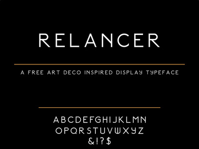 Relancer - Free Display Font