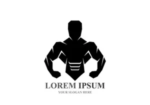 Vector object and Icons for Sport Label  Gym Badge  Fitness Logo Design