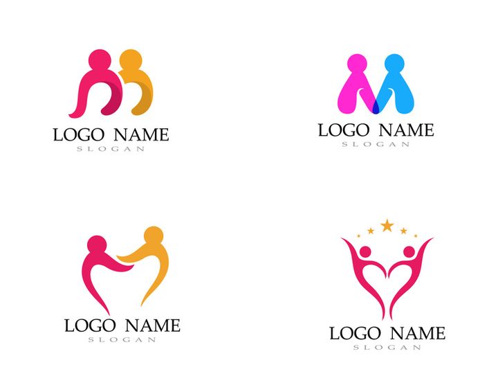 Adoption children community and family care logo