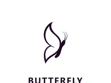 Beauty butterfly logo  symbol vector template