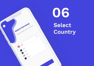 Payment Conversion Mobile App - UI Kit Adobe Xd