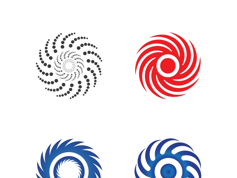 vortex vector illustration icon logo template design