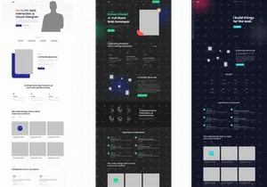 Sio - Personal Portfolio Website Figma Template