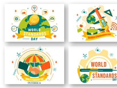 10 World Standards Day Illustration