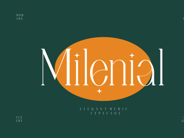 Milenial Serif Typeface preview picture