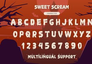 Sweet Scream - Display Font