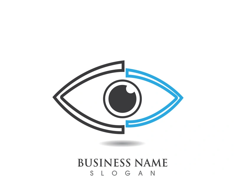 Branding Identity Corporate Eye Care vector logo design