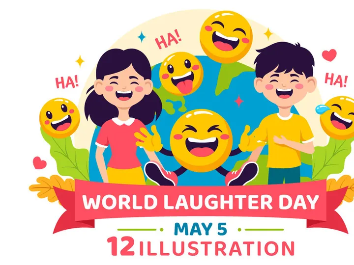 12 World Laughter Day Illustration