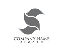 Business corporate S letter logo design vector