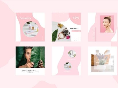 Free Cosmetic Social Media Template