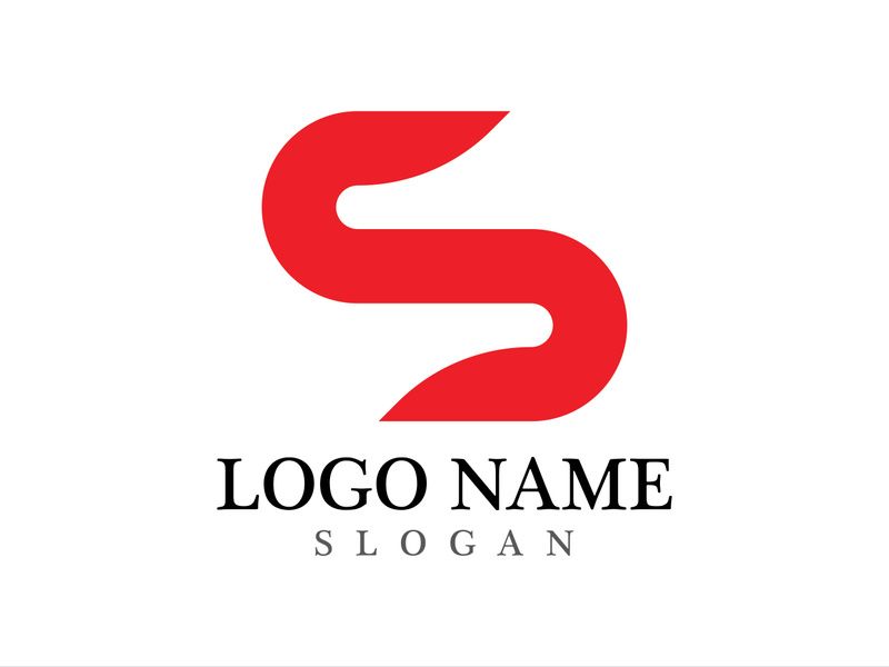 Business corporate S letter logo design vector