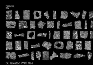 Free 50 Aluminium Foil Textures