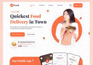 id8food Landing page - Figma