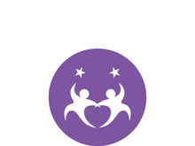 People star logo design to achieve a success or dream.