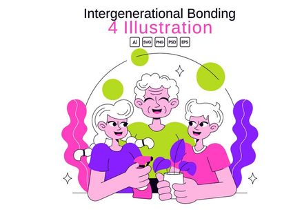 4 Intergenerational Bonding Illustration