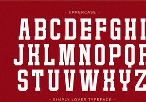 Simply Lover - Display Font