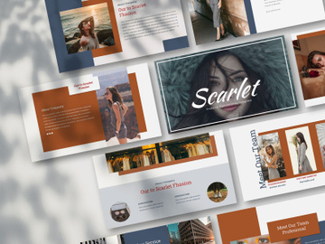 Scarlet - Creative Keynote Template preview picture
