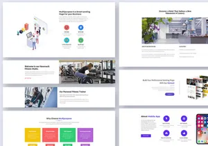 18 Intro Blocks Widgets for Web UI Kit Ver-03