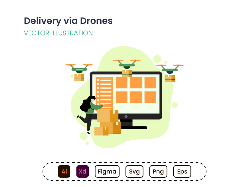 Drone delivery service