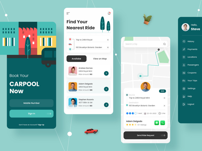 Amazing Carpool App