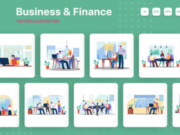 M169_ Business Finance Illustrations preview picture