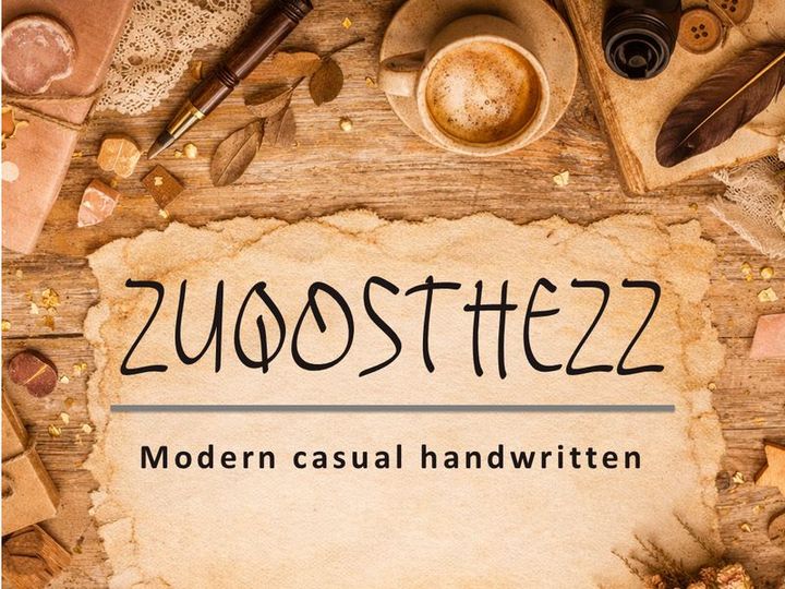 ZUQOSTHEZZ — Modern Casual Handwritten (OTF)
