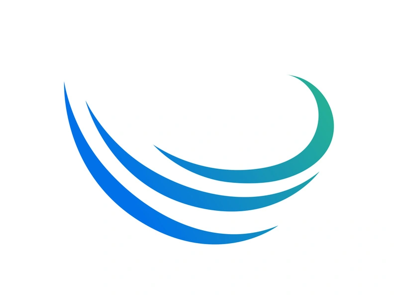 Water wave icon vector