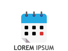 Calendar logo design.