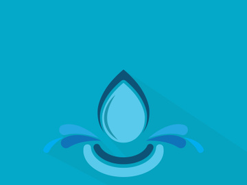 Background water drop logo icon vector illustration preview picture