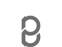 B letter logo template vector illustration