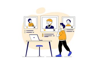 Online Study Illustrations
