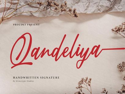 Qandeliya | Handwritten Signature
