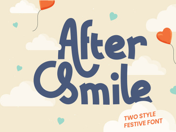 After Smile Font preview picture