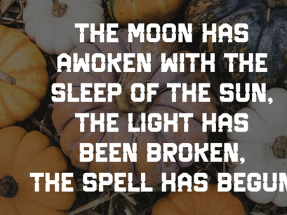 Vintage Pumpkin - Modern Quirky Font