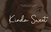 Kinda Sweet - Letra de Mão Script