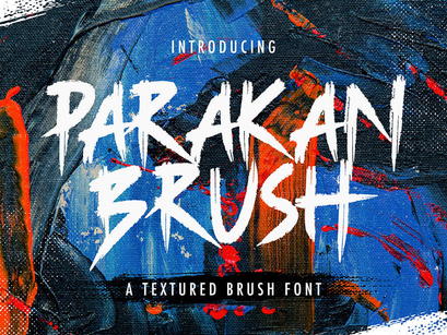 Parakan Brush - Display Brush Font