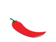 Red hot natural chili icon vector illustration