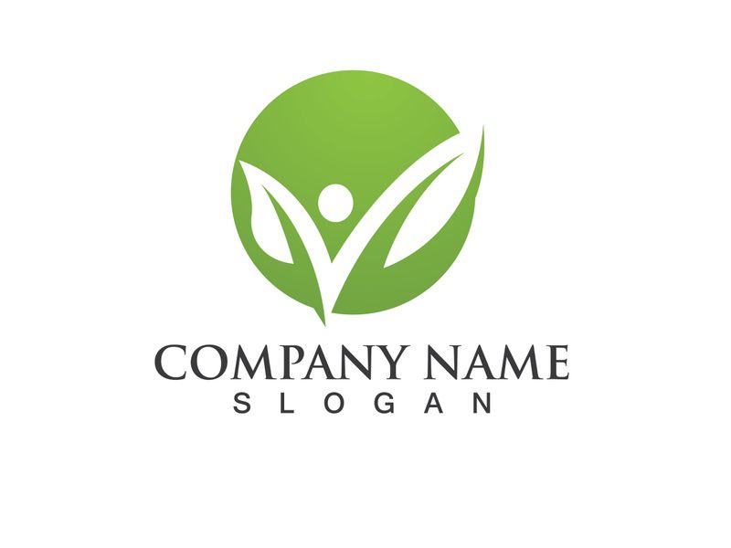 Health life people tree leaf green logo