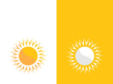 Sun vector illustration icon logo template design