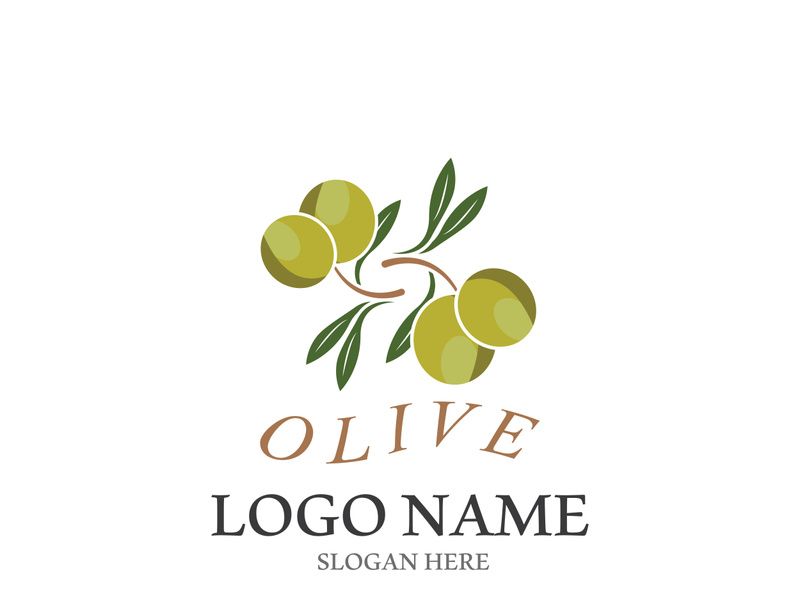 olive icon vector illustration design template
