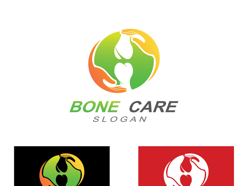 Orthopedic bone care logo design.