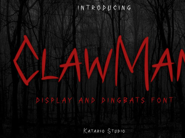 Free ClawMan Font preview picture