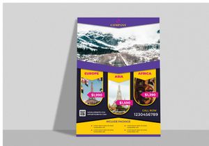 Travel Agency Flyer Template
